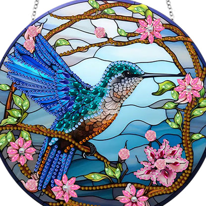 Animal Diamond Painting Art Pendant Colorful Acrylic Crystal Painting Ornaments
