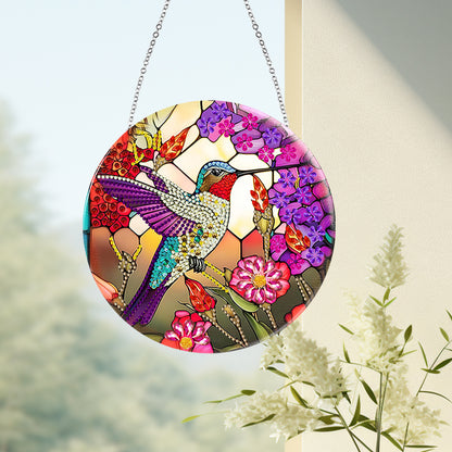 Animal Diamond Painting Art Pendant Colorful Acrylic Crystal Painting Ornaments