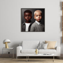 Load image into Gallery viewer, Diamond Painting - Full Round - black white (40*40CM)
