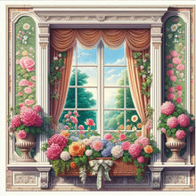 Load image into Gallery viewer, Diamond Painting - Full Square - spring balcony (40*40CM)
