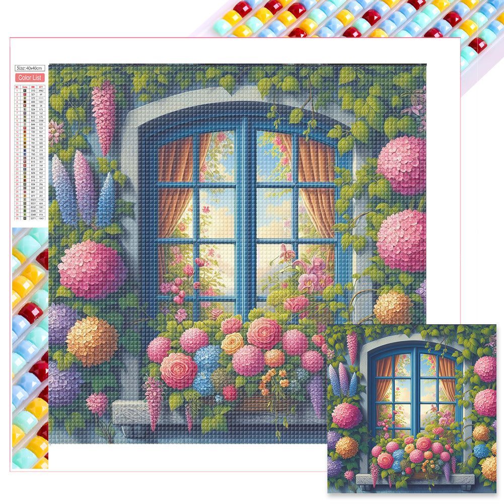 Diamond Painting - Full Square - spring balcony (40*40CM)
