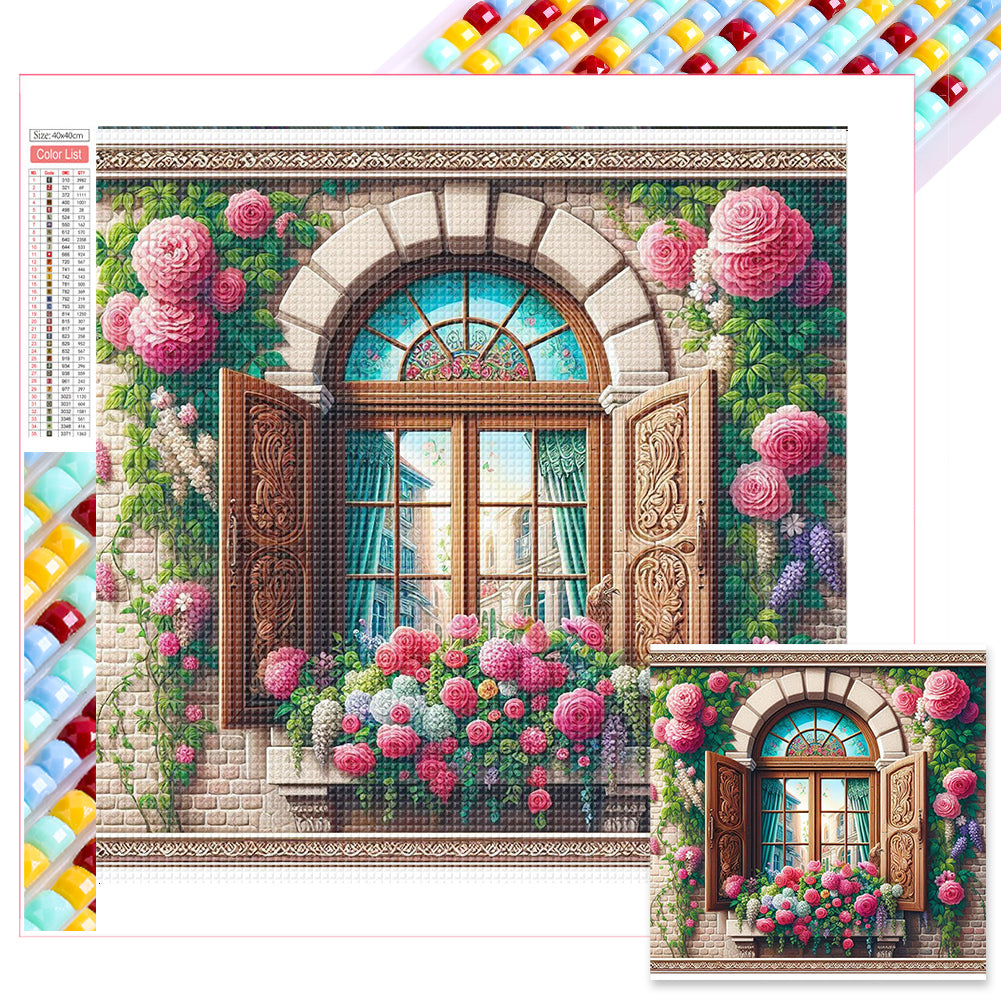 Diamond Painting - Full Square - spring balcony (40*40CM)