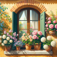 Load image into Gallery viewer, Diamond Painting - Full Square - spring balcony (40*40CM)
