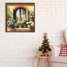 Load image into Gallery viewer, Diamond Painting - Full Square - spring balcony (40*40CM)
