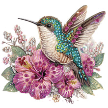 Load image into Gallery viewer, Diamond Painting - Partial Special Shaped - green hummingbird (30*30CM)
