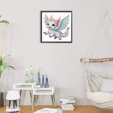 Load image into Gallery viewer, Diamond Painting - Partial Special Shaped - flying dragon (30*30CM)
