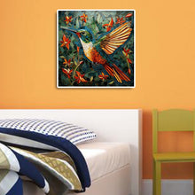 Load image into Gallery viewer, Diamond Painting - Full Round - hummingbird (30*30CM)
