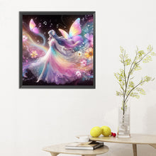 Load image into Gallery viewer, Diamond Painting - Full Round - Music dancing girl (30*30CM)
