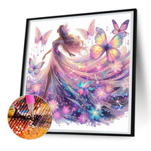 Load image into Gallery viewer, Diamond Painting - Full Round - Music dancing girl (30*30CM)

