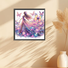Load image into Gallery viewer, Diamond Painting - Full Round - Music dancing girl (30*30CM)
