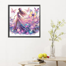 Load image into Gallery viewer, Diamond Painting - Full Round - Music dancing girl (30*30CM)
