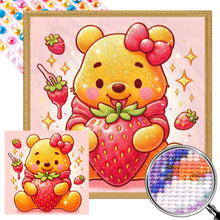 Load image into Gallery viewer, AB Diamond Painting - Full Round - Strawberry Winnie the Pooh (30*30CM)

