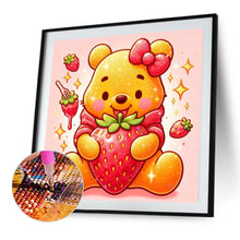 Load image into Gallery viewer, AB Diamond Painting - Full Round - Strawberry Winnie the Pooh (30*30CM)
