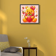 Load image into Gallery viewer, AB Diamond Painting - Full Round - Strawberry Winnie the Pooh (30*30CM)
