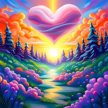 Load image into Gallery viewer, AB Diamond Painting - Full Round - Colorful scenery (40*40CM)
