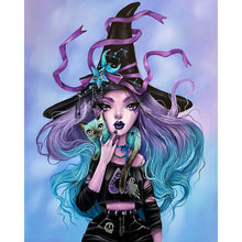 Load image into Gallery viewer, AB Diamond Painting - Full Round - magic witch (40*50CM)
