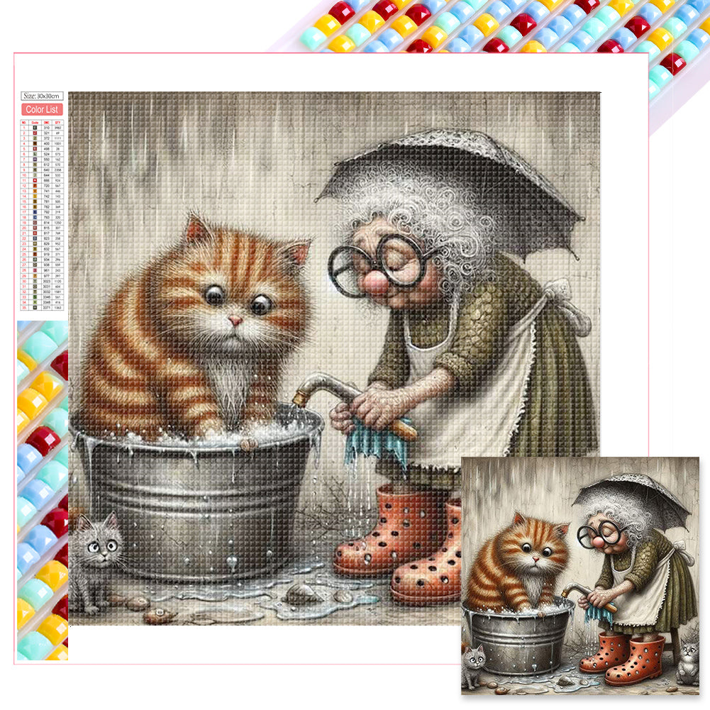 Diamond Painting - Full Square - Pet companionship (30*30CM)