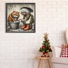 Load image into Gallery viewer, Diamond Painting - Full Square - Pet companionship (30*30CM)
