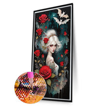 Load image into Gallery viewer, AB Diamond Painting - Full Round - rose girl (40*75CM)
