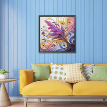 Load image into Gallery viewer, Diamond Painting - Partial Special Shaped - blooming flowers (30*30CM)
