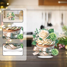 Load image into Gallery viewer, Acrylic Cream Cake Desktop Diamond Art Kits Diamond Painting Desktop Decorations
