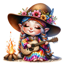 Load image into Gallery viewer, Diamond Painting - Full Round - guitar girl (30*30CM)
