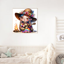 Load image into Gallery viewer, Diamond Painting - Full Round - guitar girl (30*30CM)
