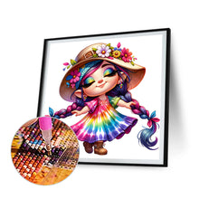 Load image into Gallery viewer, Diamond Painting - Full Round - dancing girl (30*30CM)
