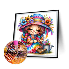 Load image into Gallery viewer, Diamond Painting - Full Round - gardening girl (30*30CM)
