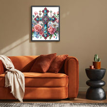 Load image into Gallery viewer, Diamond Painting - Partial Special Shaped - ornate cross (30*40CM)
