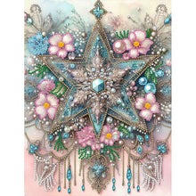 Load image into Gallery viewer, Diamond Painting - Partial Special Shaped - Gorgeous five-pointed star (30*40CM)
