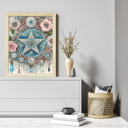 Diamond Painting - Partial Special Shaped - Gorgeous five-pointed star (30*40CM)