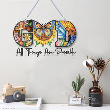 Load image into Gallery viewer, Acrylic Diamond Painting Hanging Pendant Sunflower Diamond Painting Home Decor
