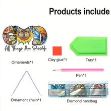 Load image into Gallery viewer, Acrylic Diamond Painting Hanging Pendant Sunflower Diamond Painting Home Decor
