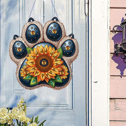 Acrylic Diamond Painting Hanging Pendant Sunflower Diamond Painting Home Decor