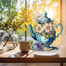 Load image into Gallery viewer, Acrylic Special Shaped Flower Cup Table Top Diamond Painting Ornament Kits Decor
