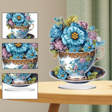Load image into Gallery viewer, Acrylic Special Shaped Flower Cup Table Top Diamond Painting Ornament Kits Decor
