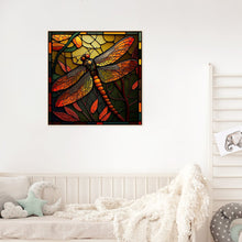 Load image into Gallery viewer, Diamond Painting - Full Round - dragonfly (30*30CM)
