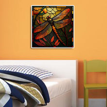 Load image into Gallery viewer, Diamond Painting - Full Round - dragonfly (30*30CM)

