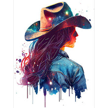 Load image into Gallery viewer, Diamond Painting - Full Round - Cowboy back girl (30*40CM)
