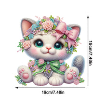 Load image into Gallery viewer, Acrylic Special Shaped Kitten 5D DIY Diamond Art Tabletop Decorations for Adults
