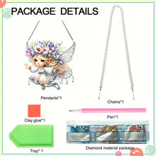 Load image into Gallery viewer, Spring Fairy Diamond Painting Hanging Pendant Home Windows Decor (Crocus)
