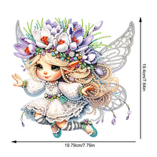 Load image into Gallery viewer, Spring Fairy Diamond Painting Hanging Pendant Home Windows Decor (Crocus)
