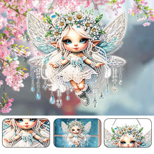 Load image into Gallery viewer, Spring Fairy Diamond Painting Hanging Pendant Home Decor (Grapefruit Flower)
