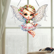 Load image into Gallery viewer, Spring Fairy Diamond Painting Hanging Pendant Home Windows Decor (Tulip)
