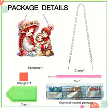 Load image into Gallery viewer, Mothers Day Gift Diamond Painting Hanging Pendant Home Windows Decor (Accompany)
