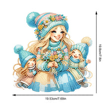 Load image into Gallery viewer, Mothers Day Gift Diamond Painting Hanging Pendant Home Windows Decor (Bouquet)
