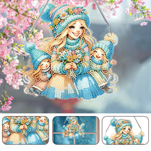 Load image into Gallery viewer, Mothers Day Gift Diamond Painting Hanging Pendant Home Windows Decor (Bouquet)
