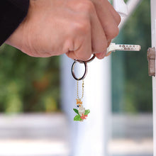Load image into Gallery viewer, 10Pcs Double Sided Parrot Diamond Painting Art Keychain Pendant DIY Crafts Decor
