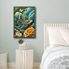 Load image into Gallery viewer, Diamond Painting - Full Round - Embroidery style butterfly (40*60CM)
